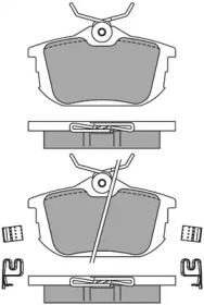 Комплект тормозных колодок AISIN ASN-2182